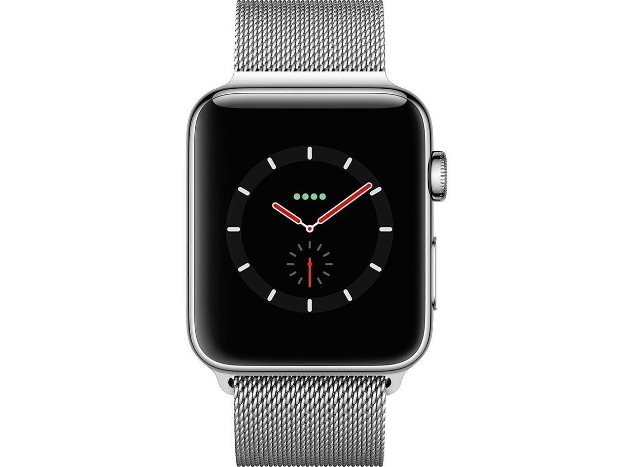 Catalog :: Electronics :: Apple Watch Series 3 42mm Smartwatch (GPS Apple Watch Series 3 42mm Stainless Steel Case Sapphire Crystal